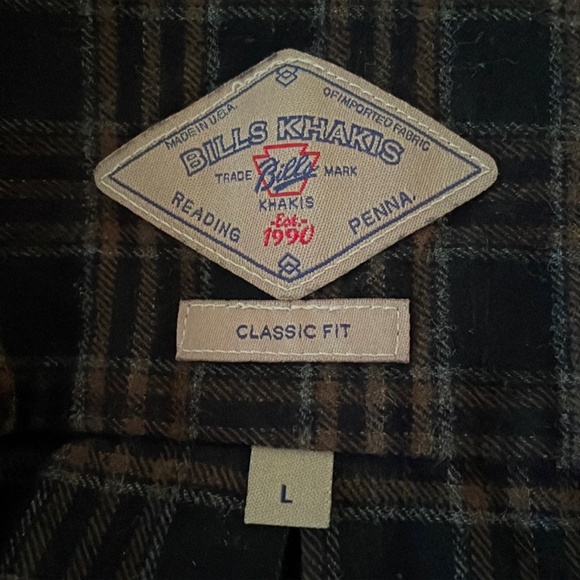 Bills Khakis Reading Railroad 🛤 casual button down - Picture 4 of 4